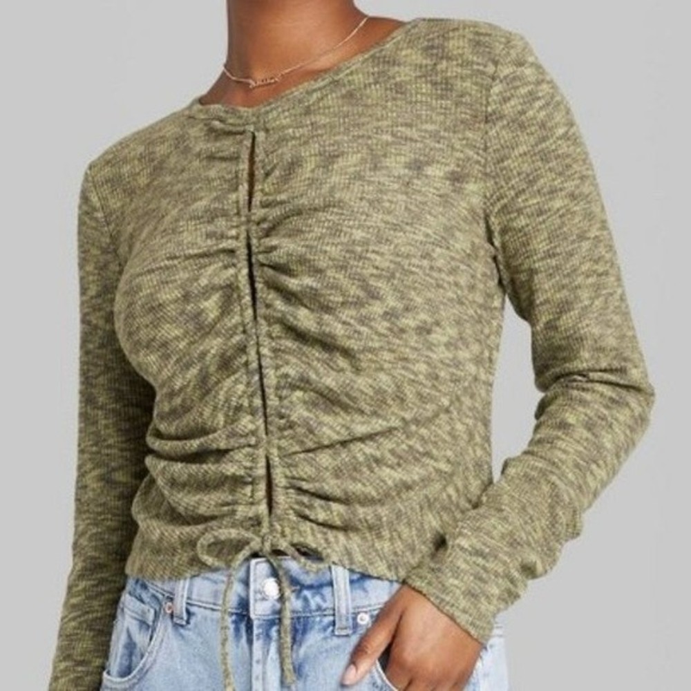 Wild fable heather green top/Size M/NWOT